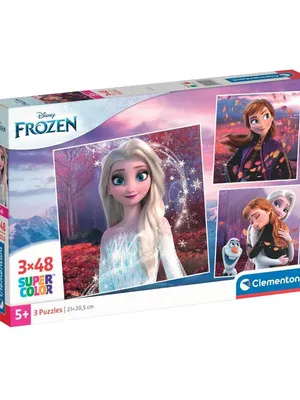 Image of: CLEMENTONI 3x48ч. Пъзел Frozen